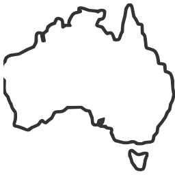 Map of Australia icon