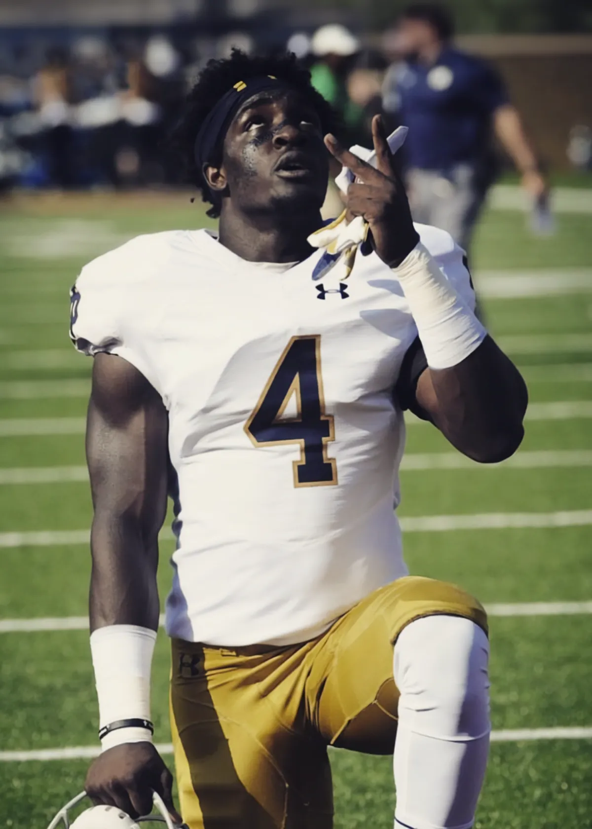 Editorial portrait of an athlete