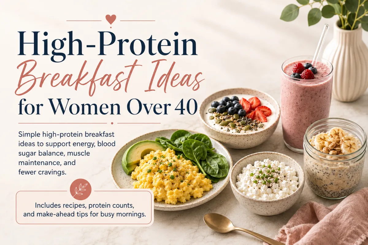 High-Protein Breakfast Ideas for Women Over 40