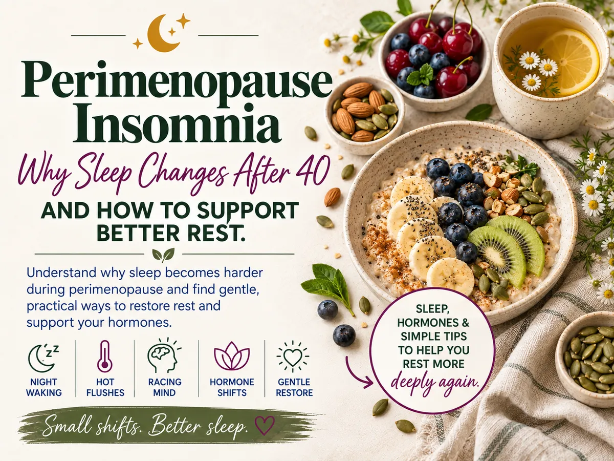  Perimenopause Insomnia: Better Sleep Naturally