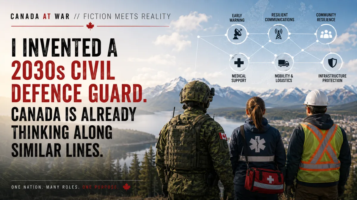 I Invented a 2030s Civil Defence Guard. Canada Is Already Thinking Along Similar Lines
