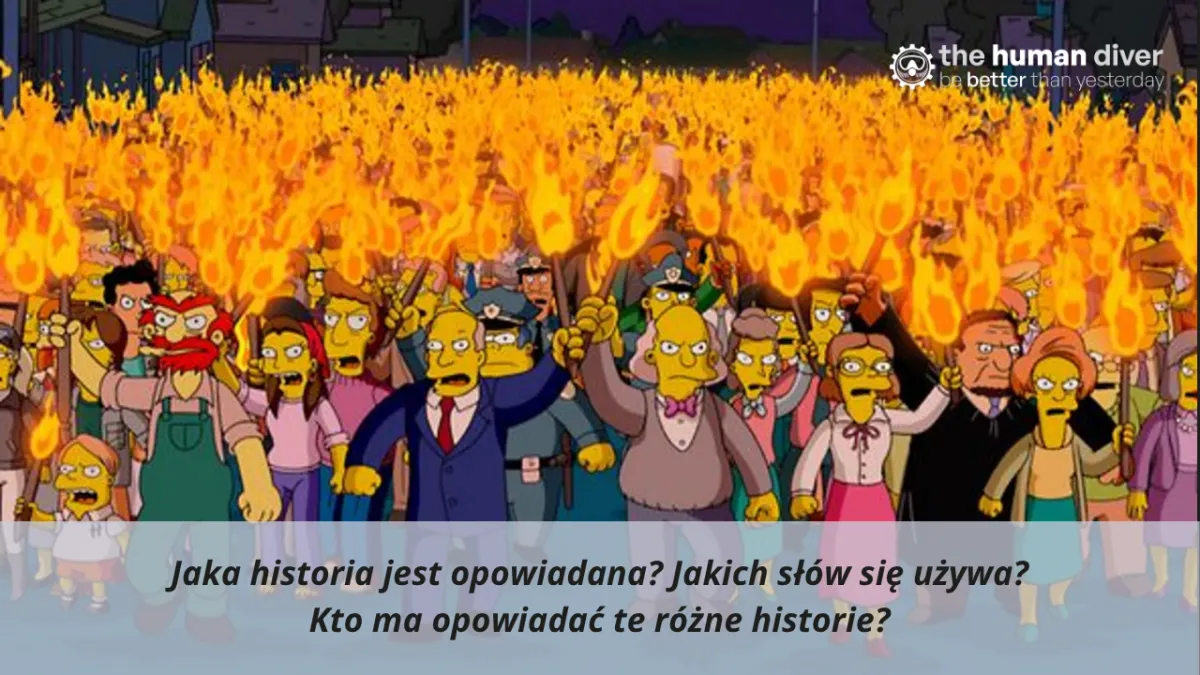 Jaka historia jest opowiadana? Jakich słów się używa? Kto opowiada te różne historie?