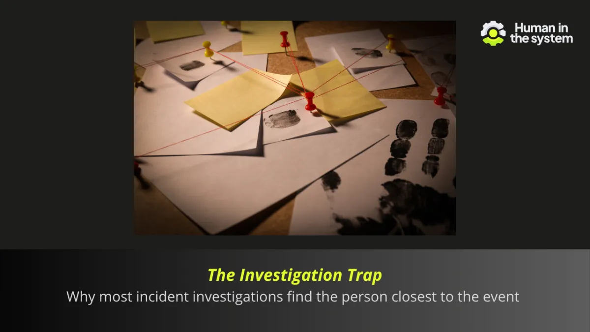 The investigation trap