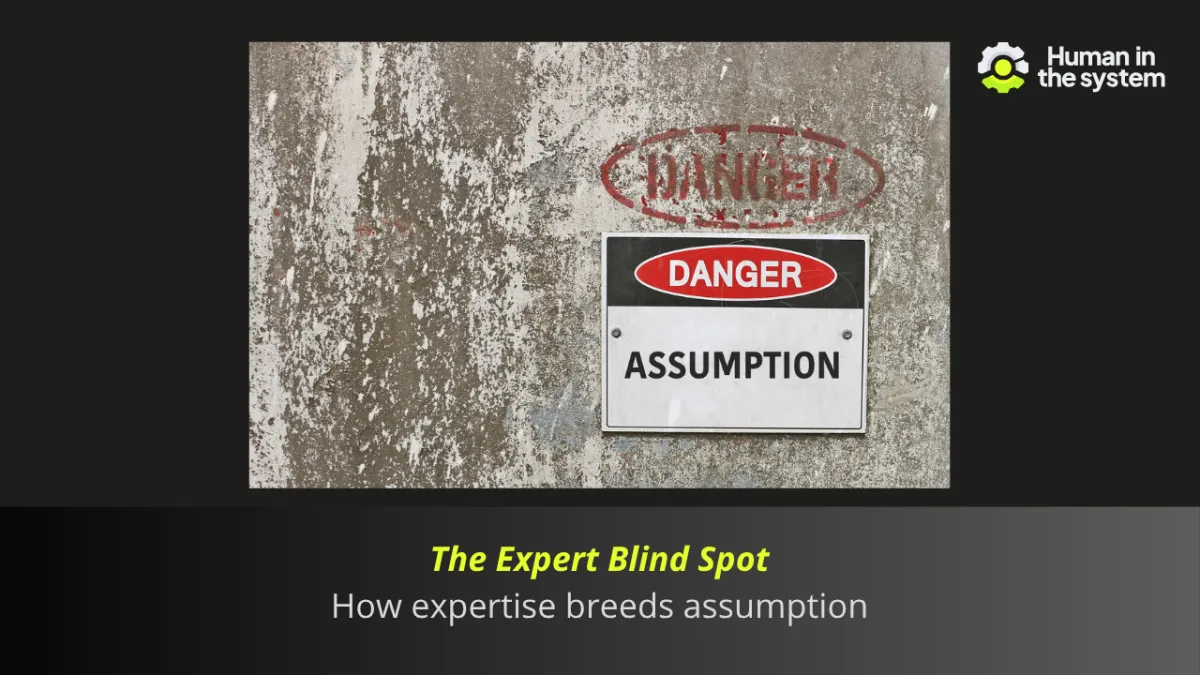 The expert blind spot