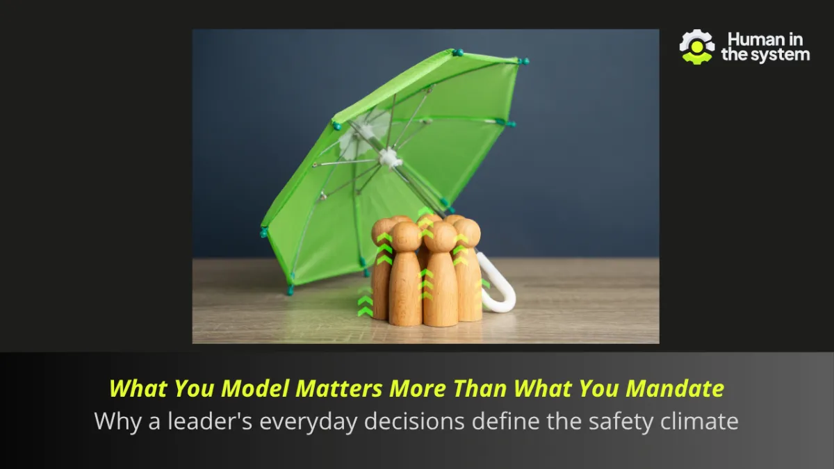 What you model matters more than what you mandate