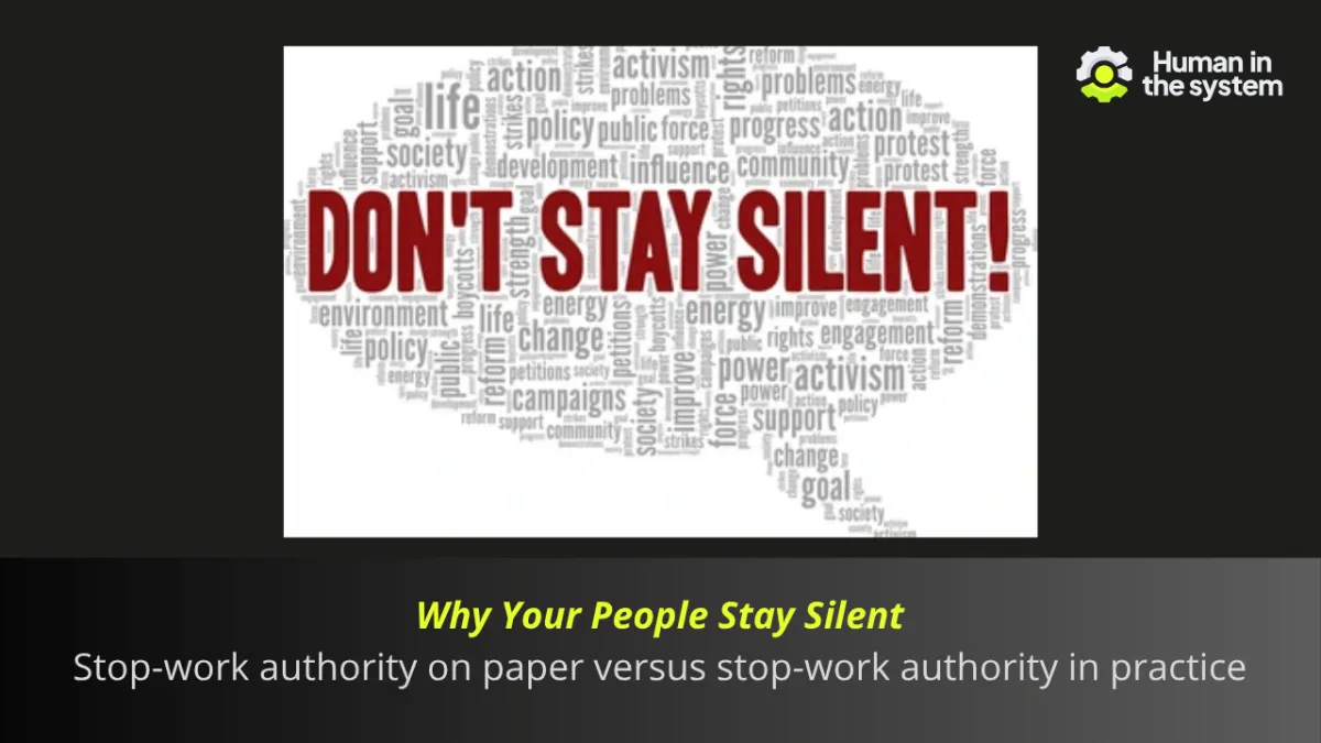 Why your people stay silent
