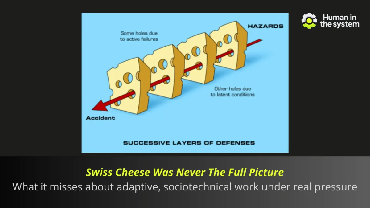 Swiss cheese was never the full picture