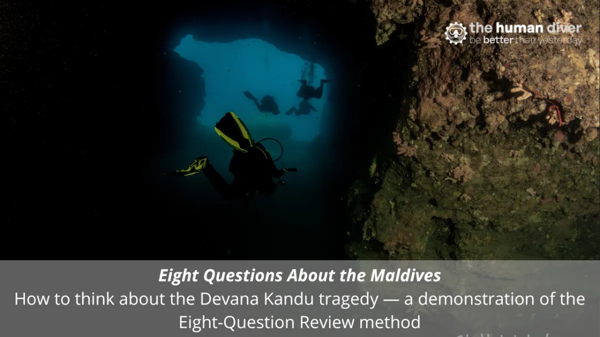 Eight Questions About the Maldives Dive Accident