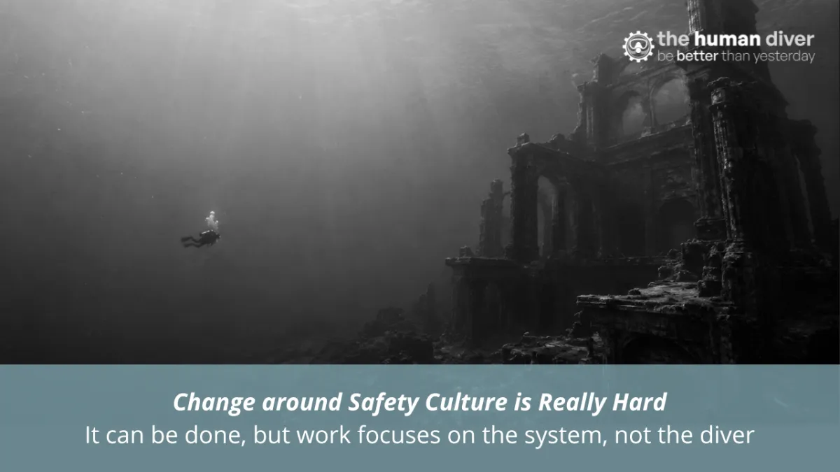 Change around Safety Culture is Really Hard