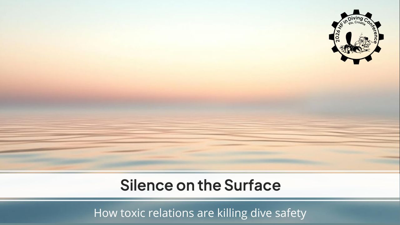 10. Silence on the surface: how toxic relationships within a team jeopardise diving safety
