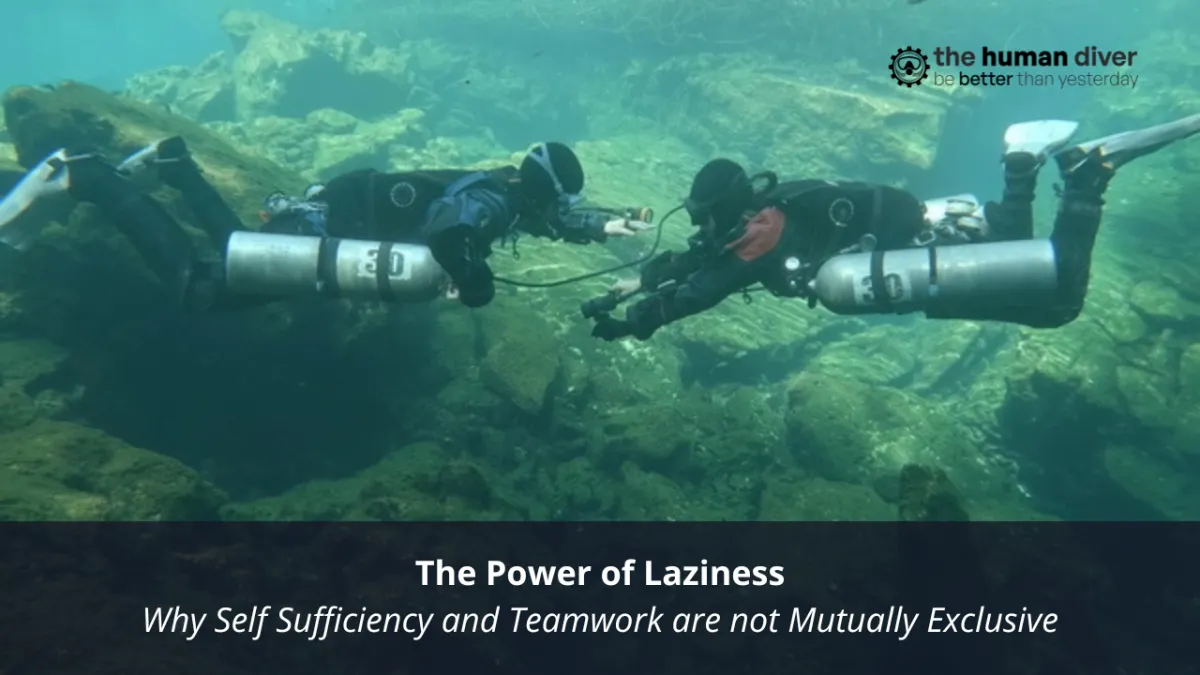 The Power of Laziness: Self-Sufficieny& Teamwork are not mutually exclusive