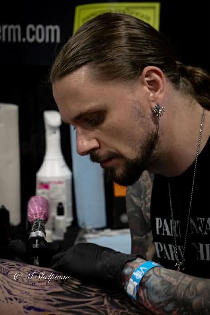 Conner Foley, owner of Symbolic Body Art