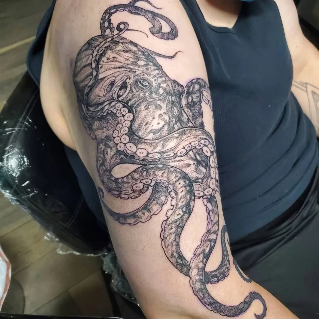 Color realism tattoo by Symbolic Body Art