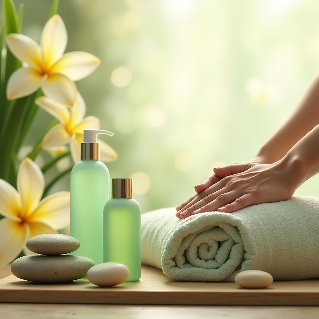A close-up of two beautifully wrapped gift boxes, one red and one gold, each with a festive ribbon and a small card labeled 'AI Coaching Bundle.' The background features soft, out-of-focus Christmas lights, creating a warm, inviting holiday atmosphere.