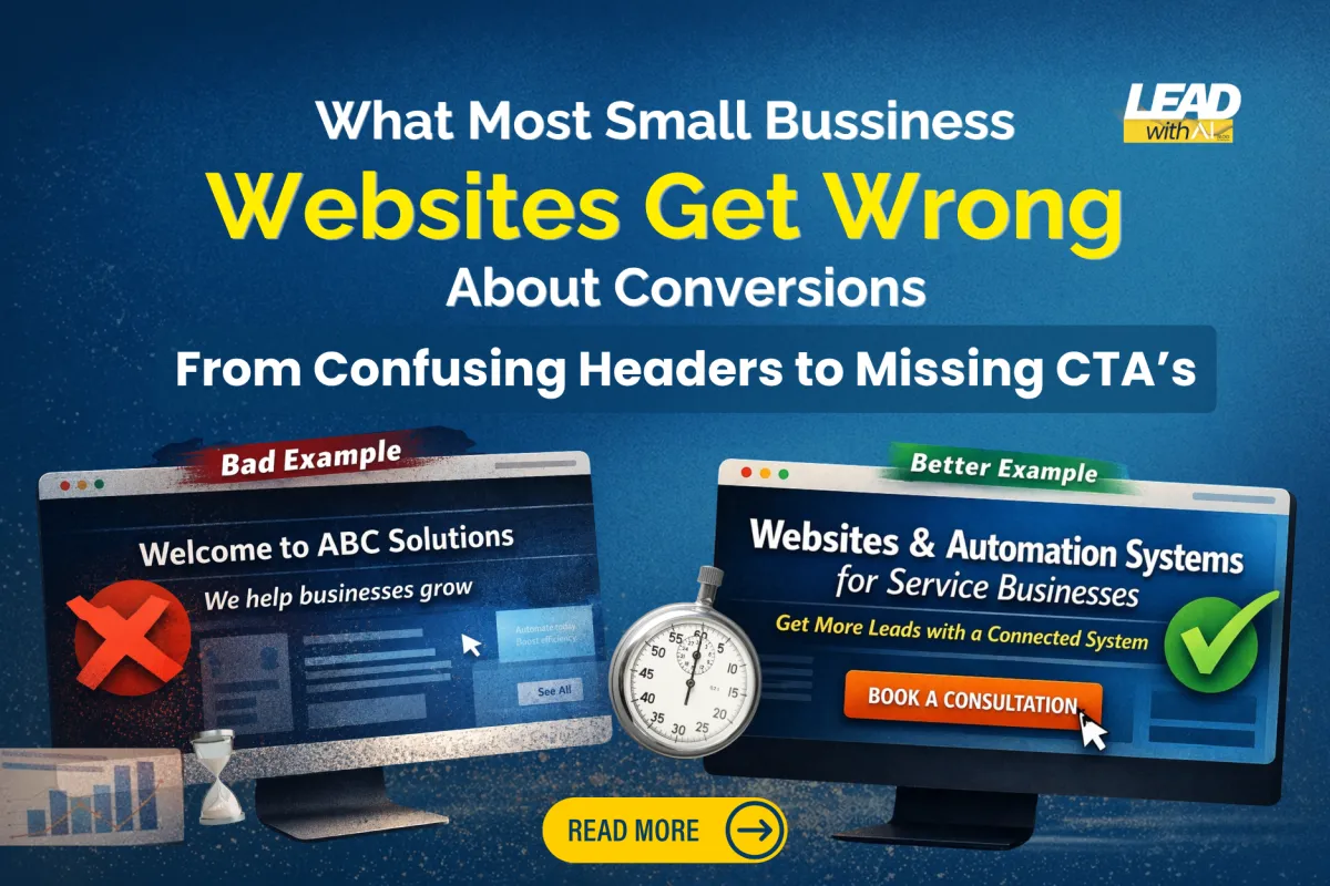 What Most Small Business Websites Get Wrong About Conversions