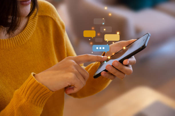 woman on smartphone 