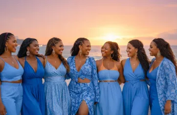Friends and family enjoying a meaningful group travel experience together