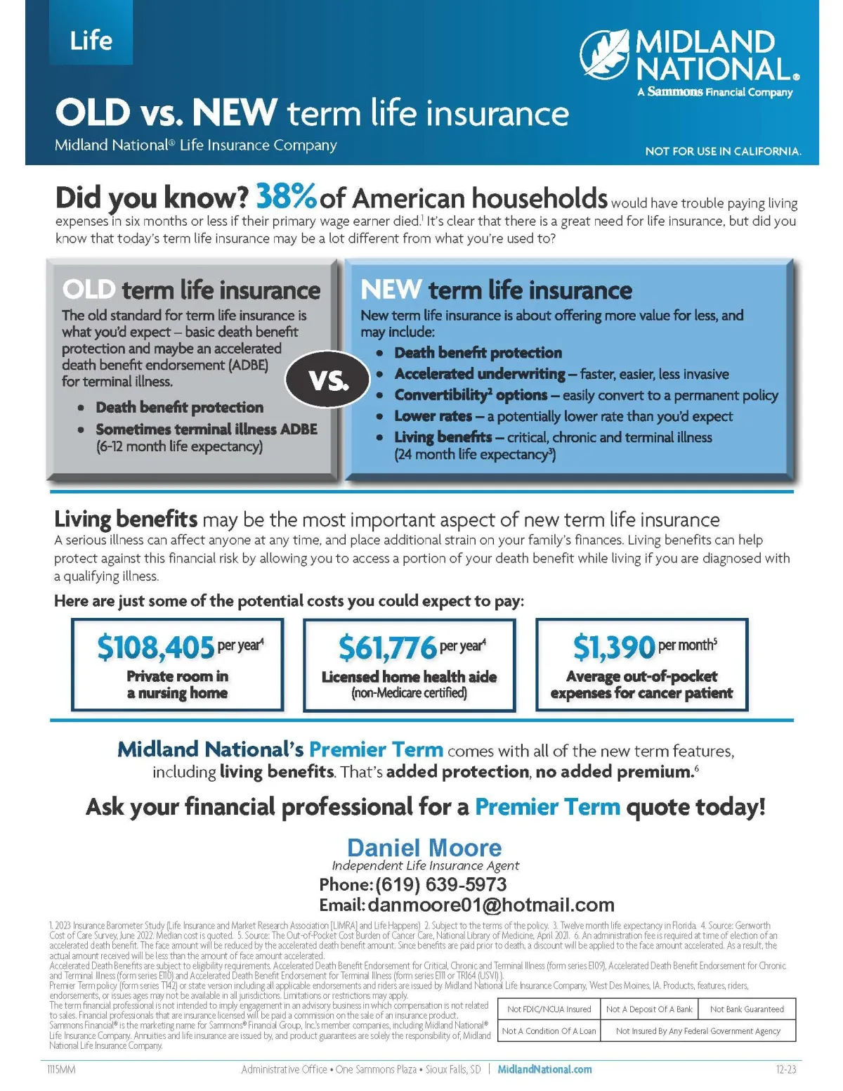 old vs new term life insurance