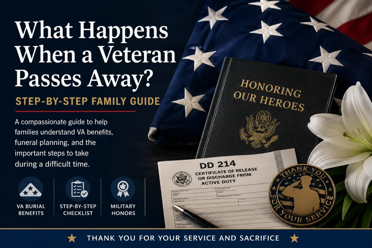What Happens When a Veteran Passes Away? Step-by-Step Family Guide