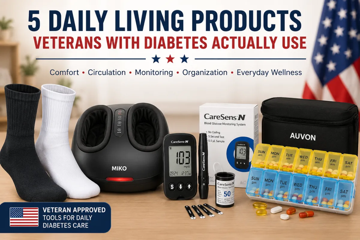 5 Daily Living Products Veterans with Diabetes Actually Use