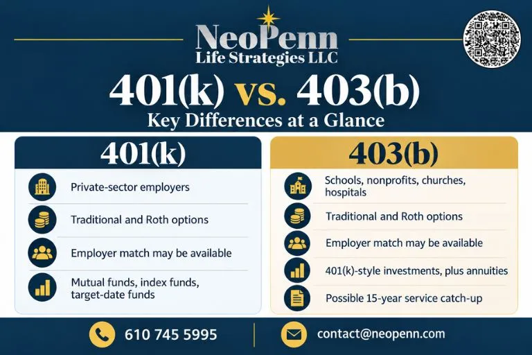 Image of 401k vs 403b information article