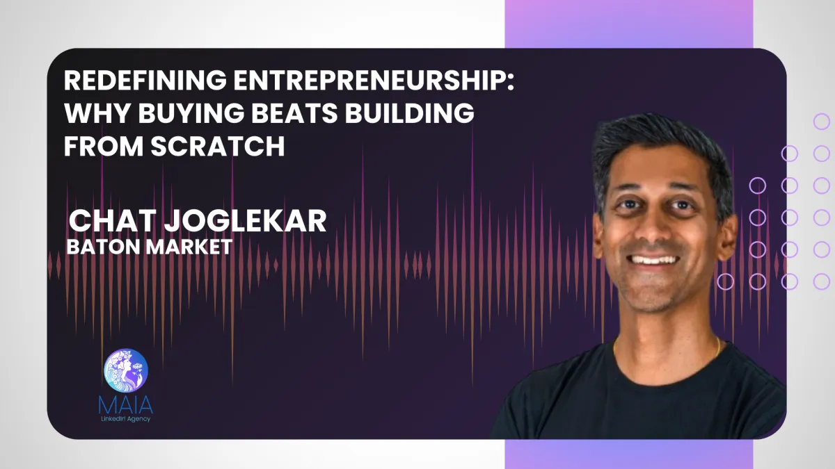 8 - Redefining Entrepreneurship: Why Buying Beats Building from Scratch
