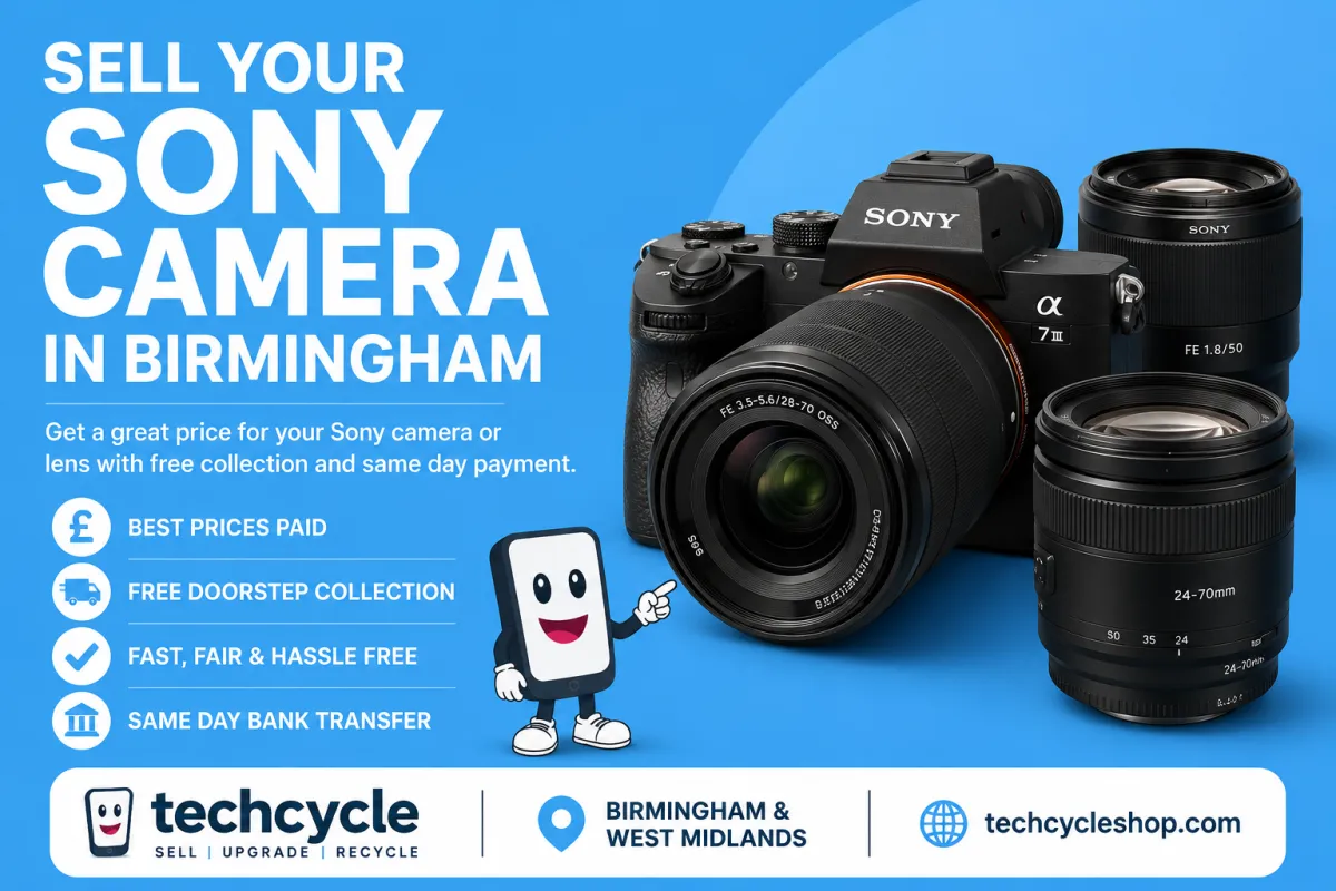 Sell Your Sony Camera in Birmingham