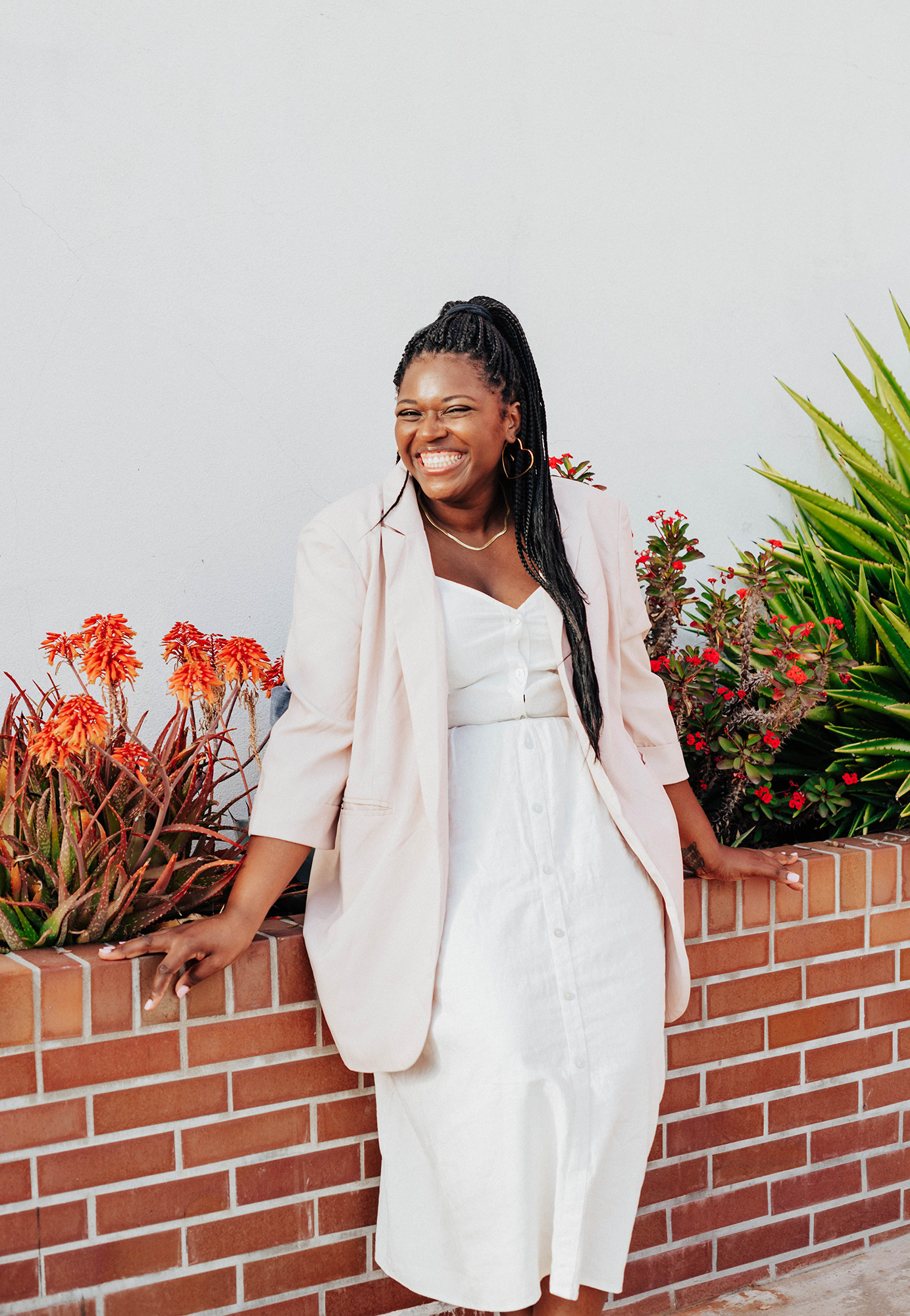 green plant beside white desk
