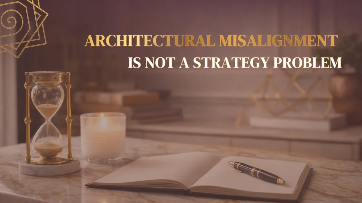 Architectural Misalignment of Consulting Business Is Not a Strategy Problem