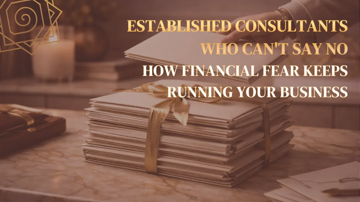 Established consultants who can't say no: how financial fear keeps running your business