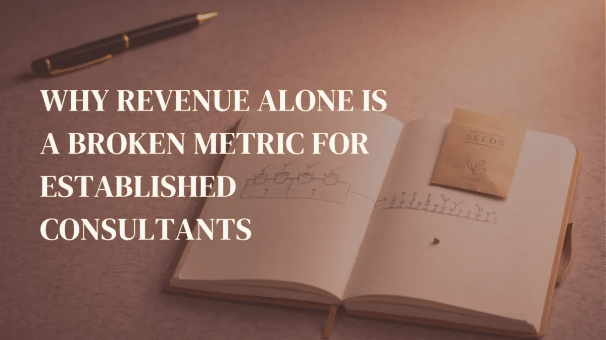 Why Revenue Alone Is a Broken Metric for Established Consultants