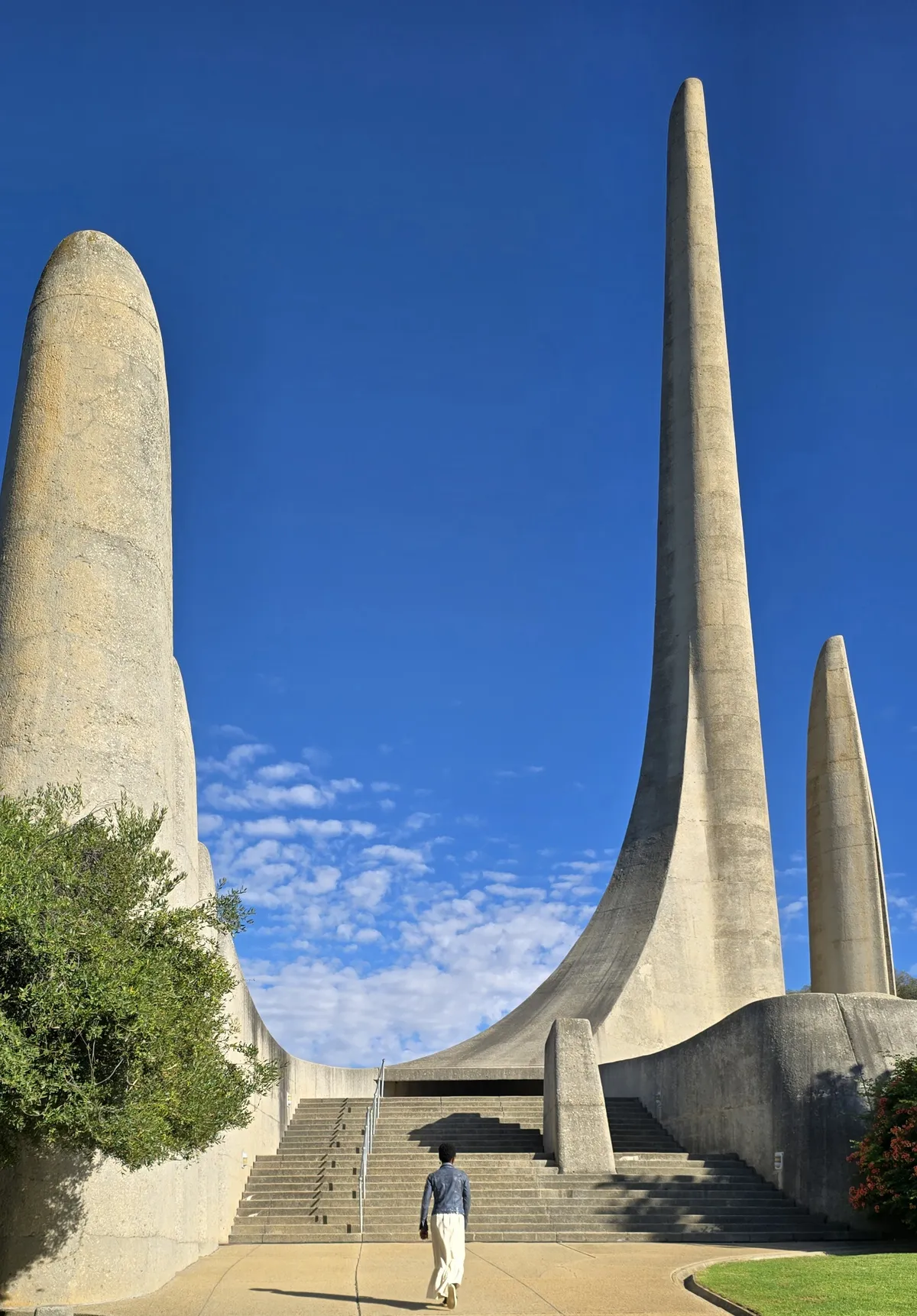 The Taal Monument in Paarl, South Africa, a memorial to the Afrikaans language