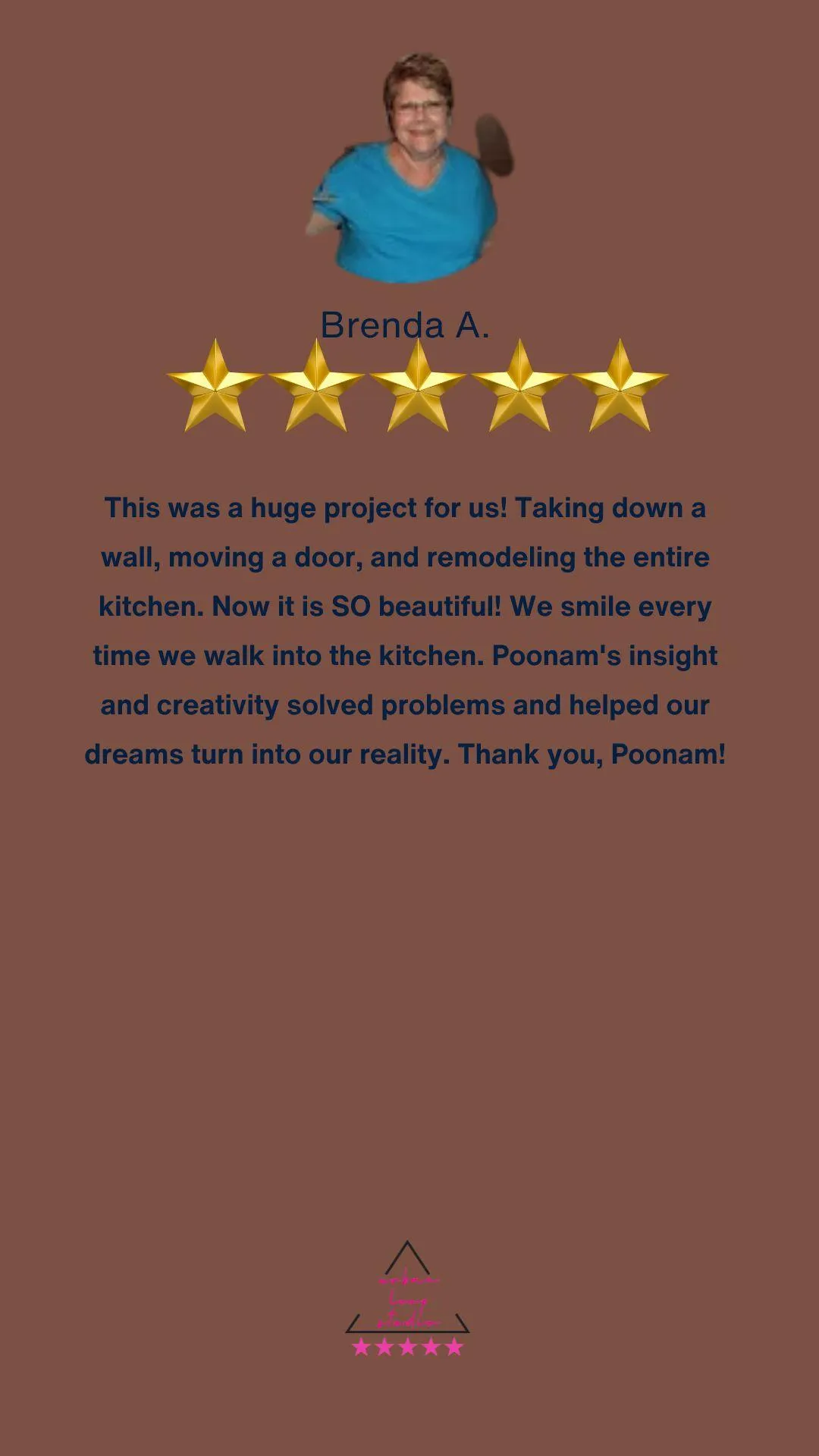 Urban Loop Studio 5-star review for a luxury kitchen remodel in Richardson, Texas