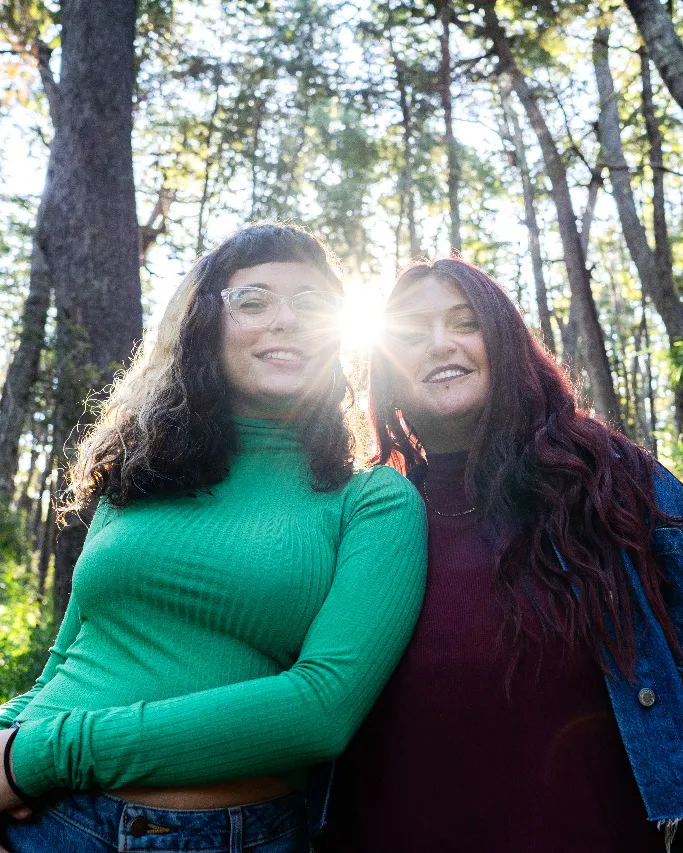Retrato de los fundadores Fran y Juli