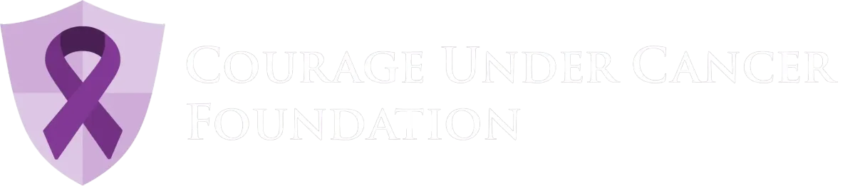 Courage Under Cancer Foundation Logo White