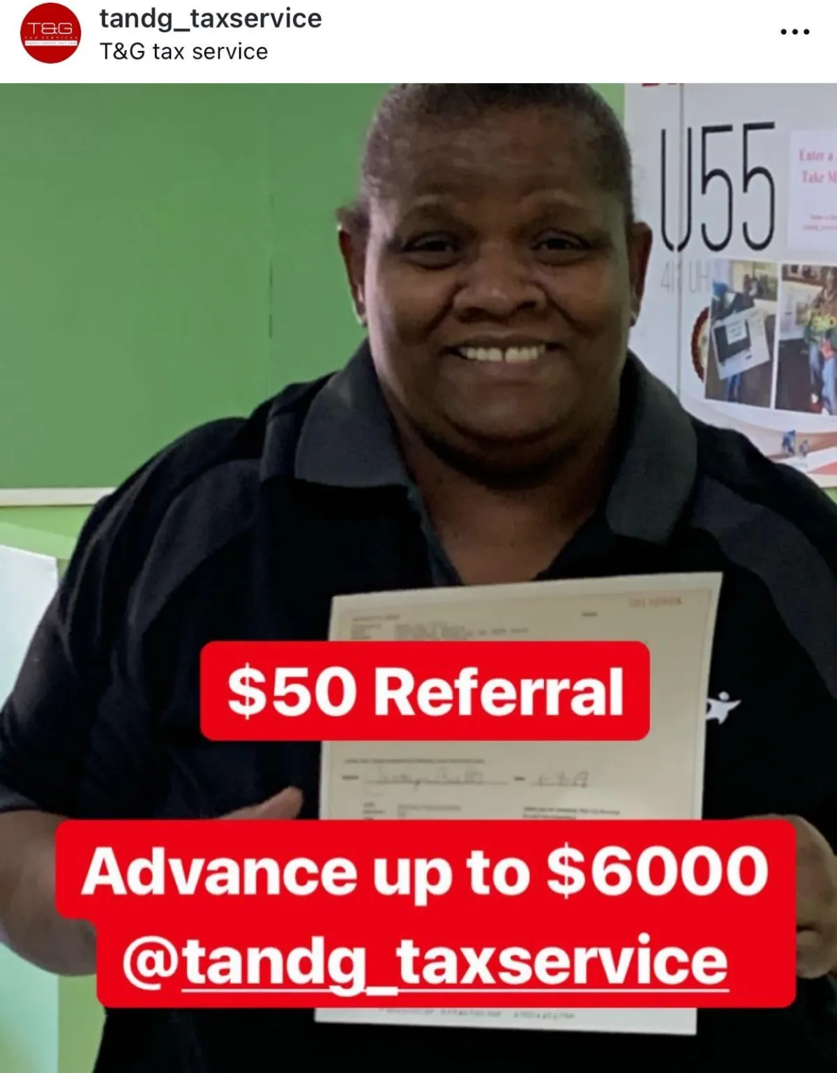 Instant tax refunds