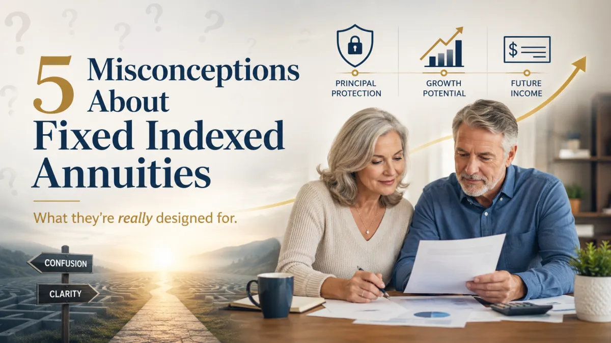 5 Common Misconceptions About Fixed Indexed Annuities (And What People Get Wrong)