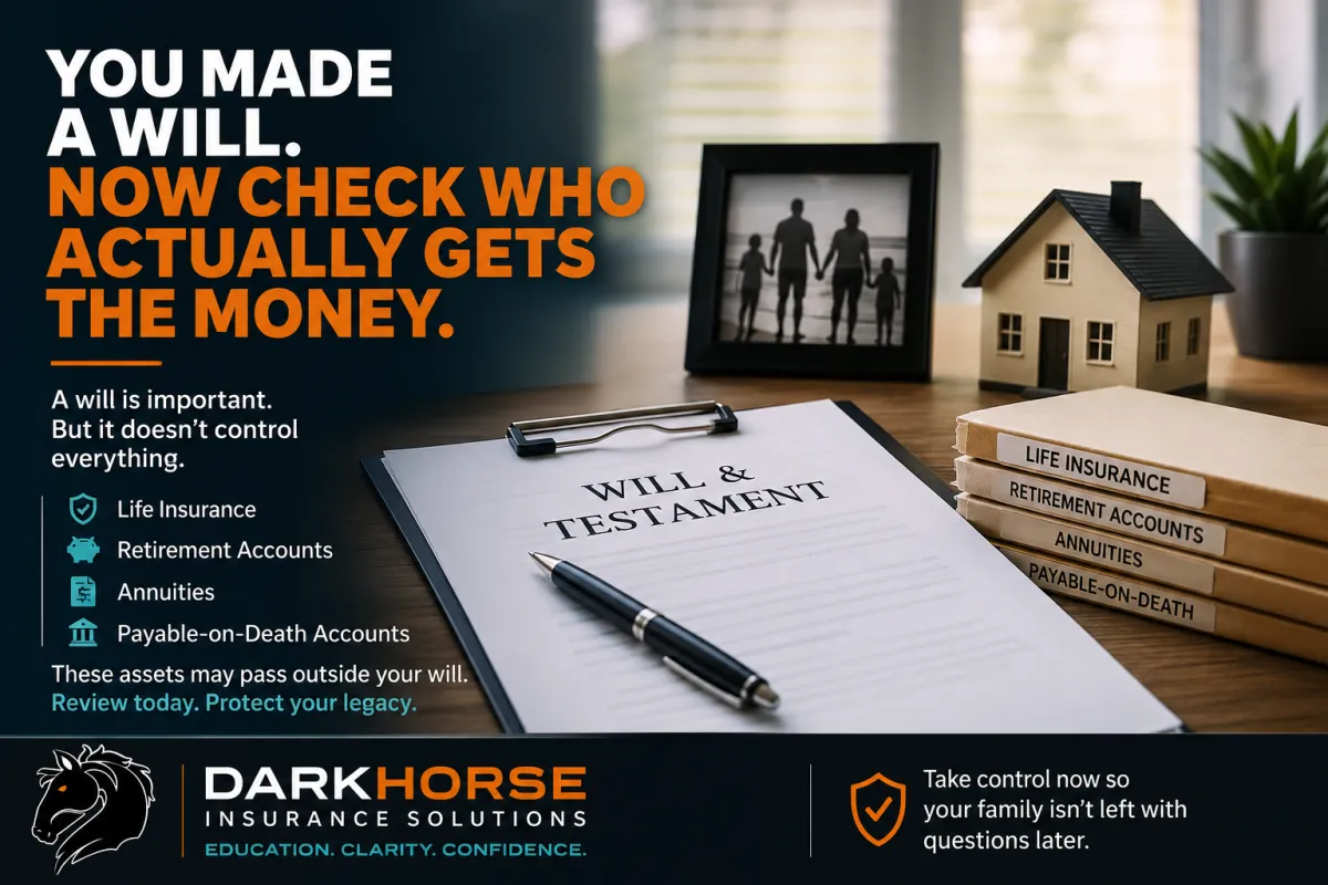 You Made a Will. Now Check Who Actually Gets the Money.
