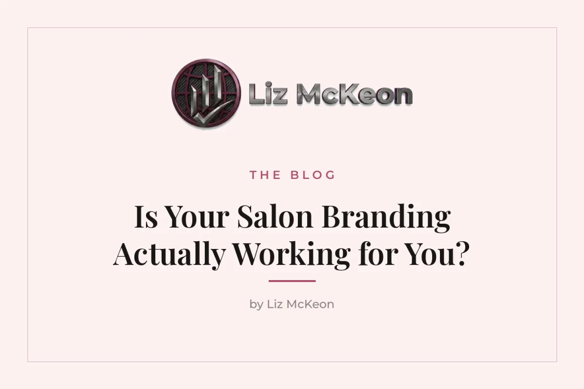 Liz McKeon blog cover - salon branding