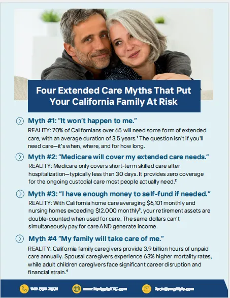 Four Long-term care Myths Californians Believe