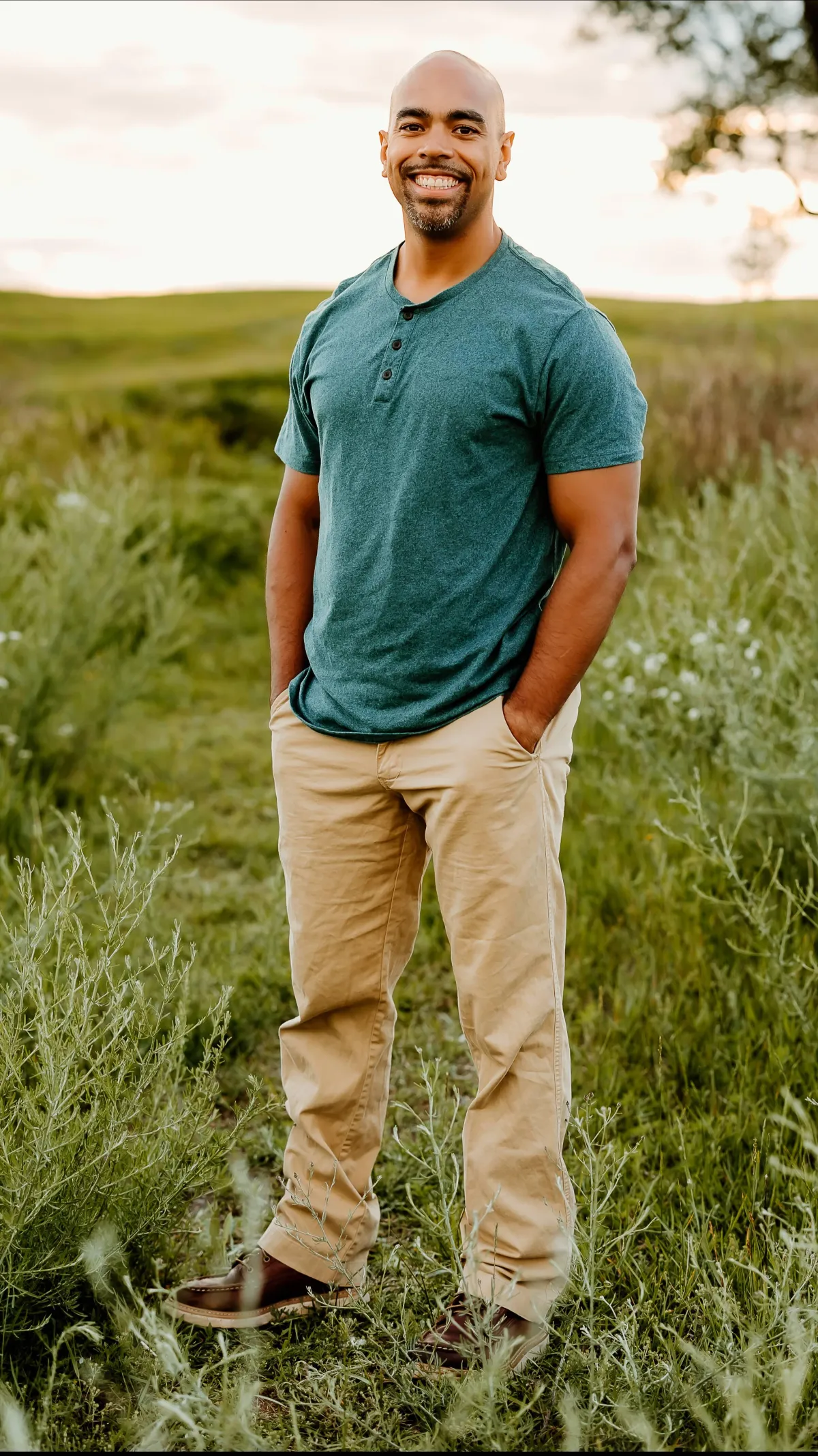Editorial photo of the founder in a professional setting