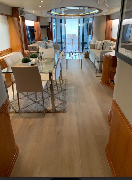 Oceanis 55 luxury interior