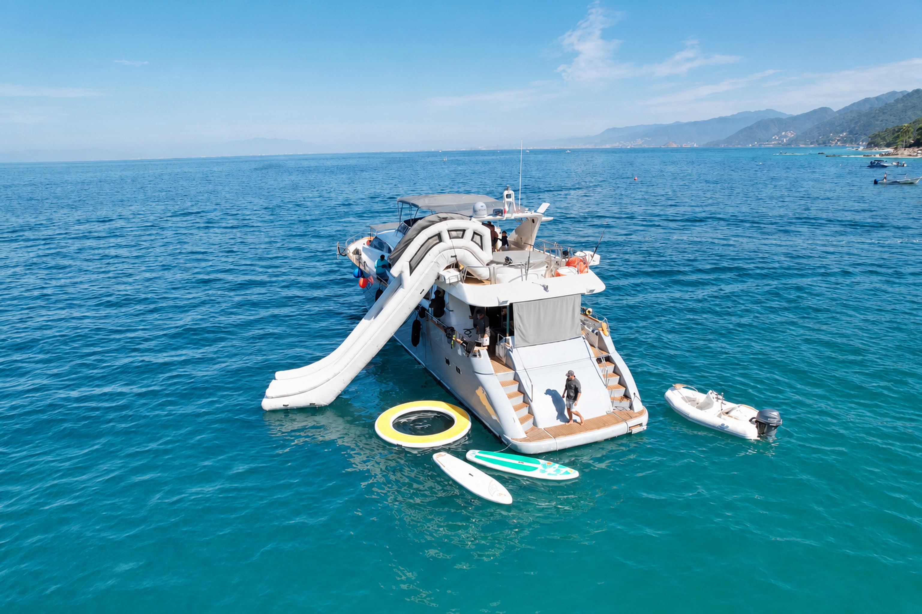 Oceanis 55 deck and lounging area
