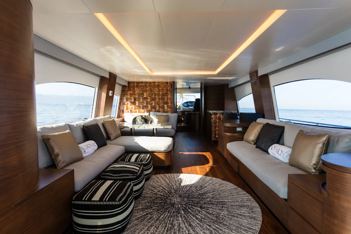 Oceanis 55 luxury interior
