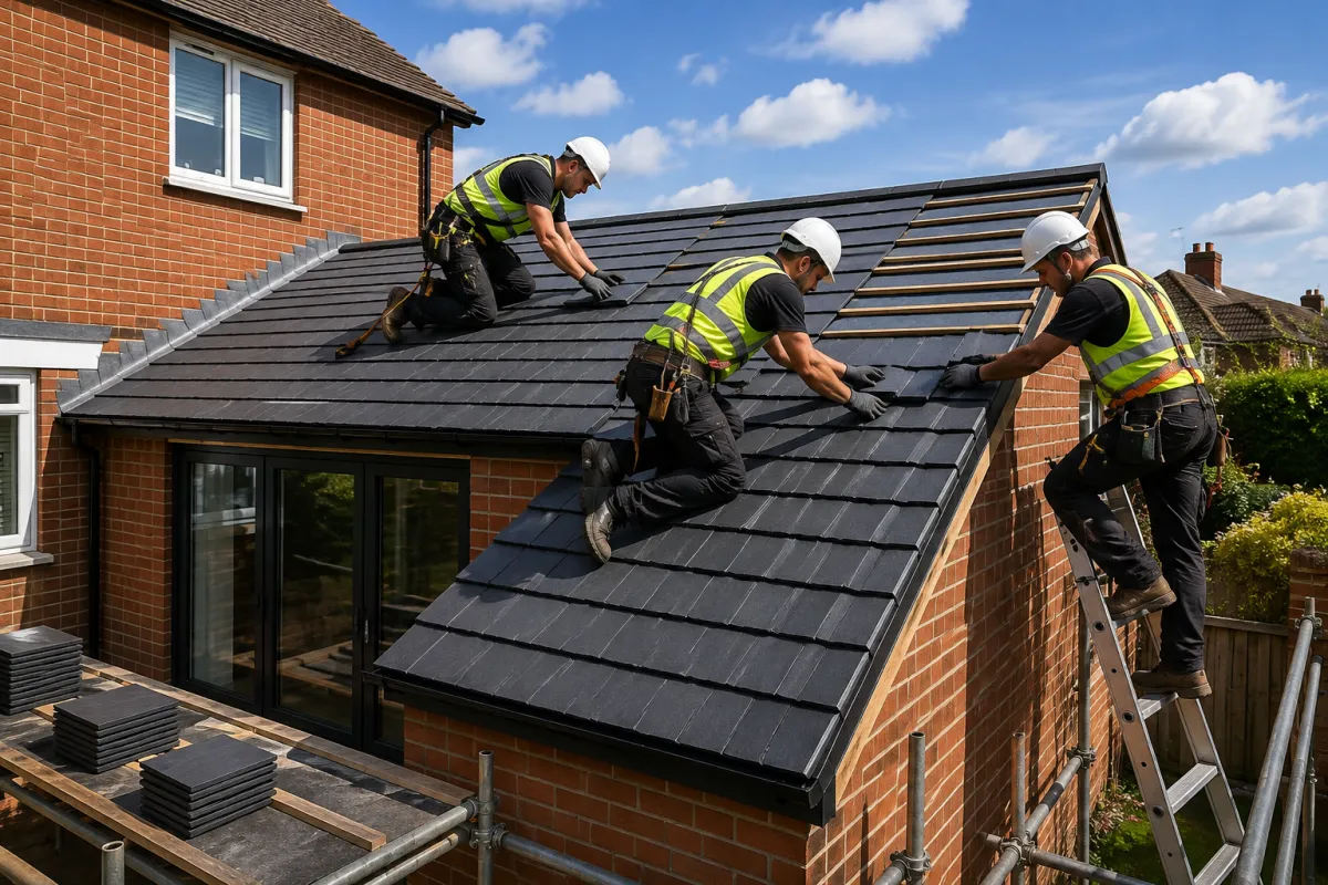 Roofing in Newcastle under Lyme