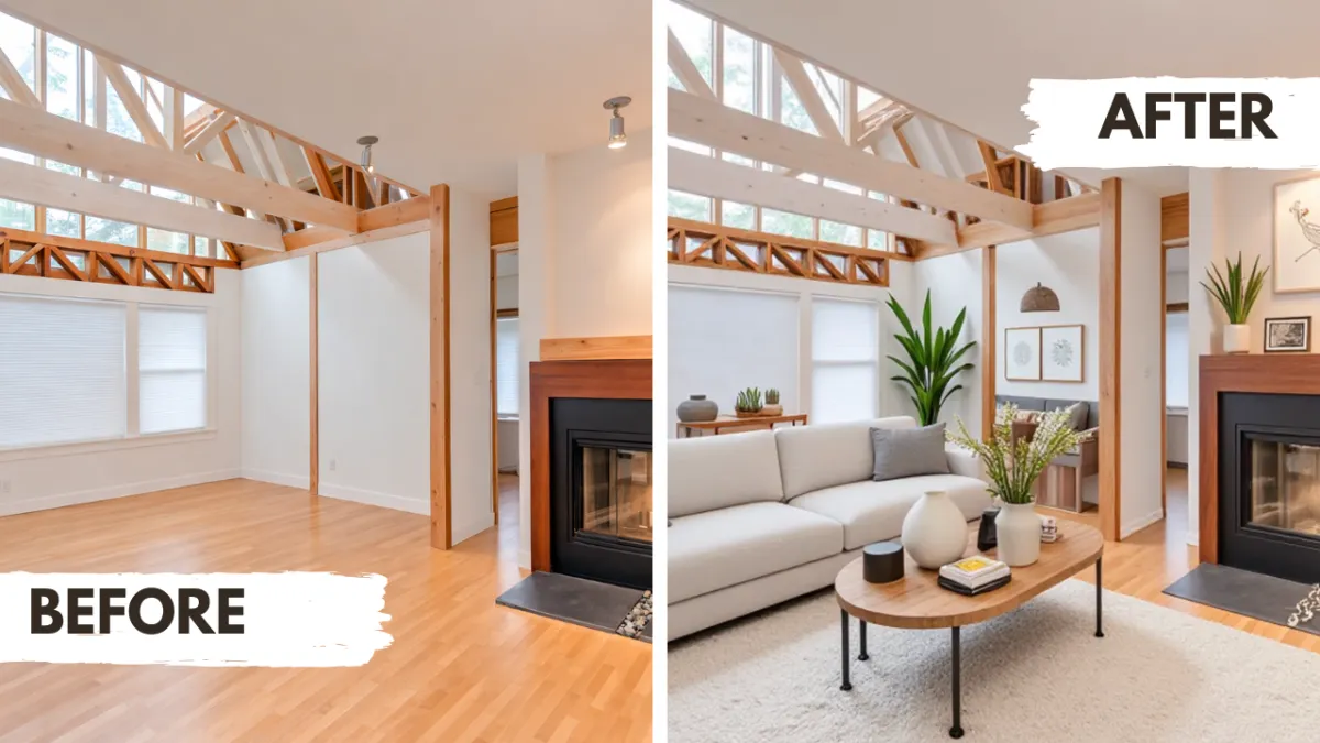 white bed linen near white wooden nightstand