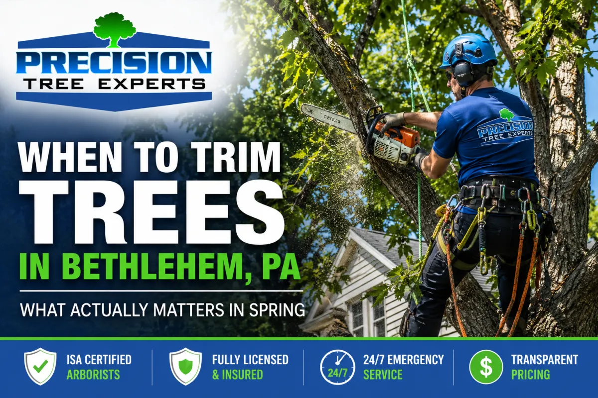 When to Trim Trees in Bethlehem, PA: What Actually Matters in Spring