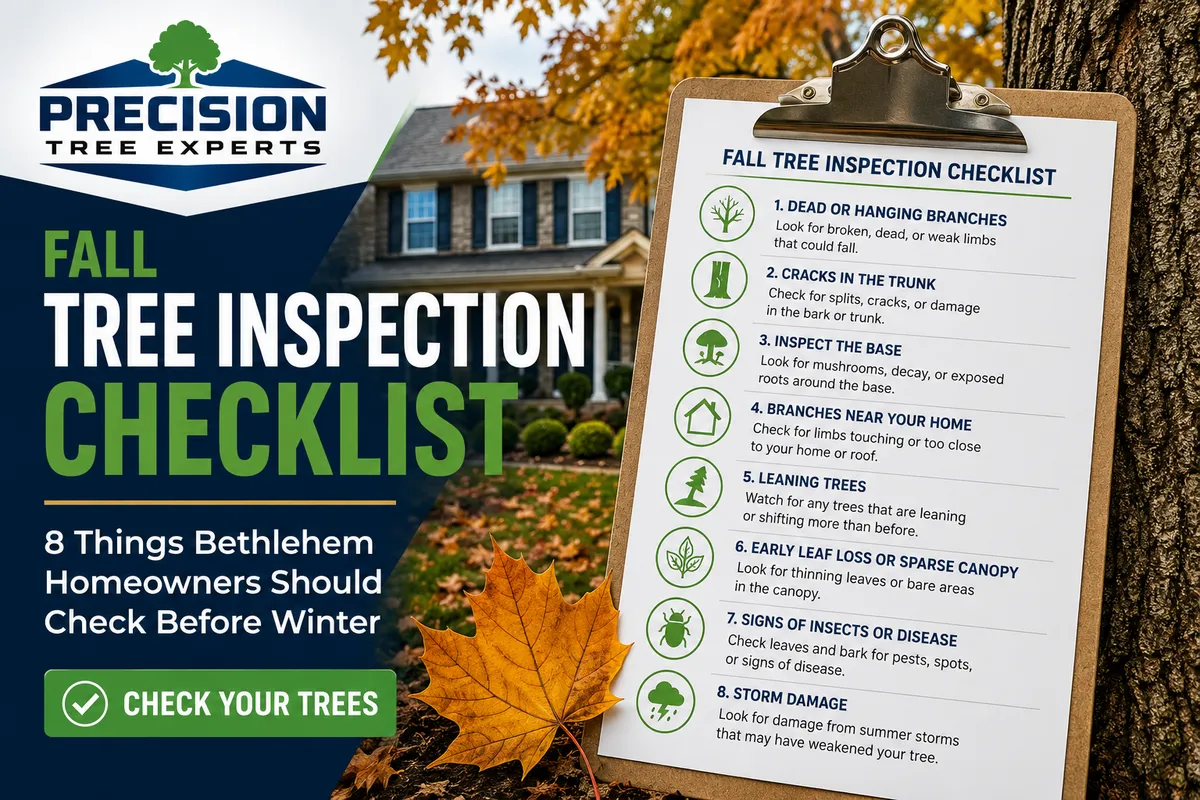 Fall Tree Inspection Checklist for Bethlehem Homeowners: 8 Things to Look for Before Winter