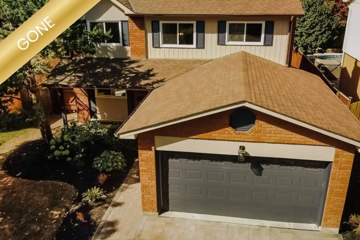 Detached family home at 110 Holliday Dr in the Lynde Creek community of Whitby, Ontario, featuring a spacious floor plan and private backyard.
