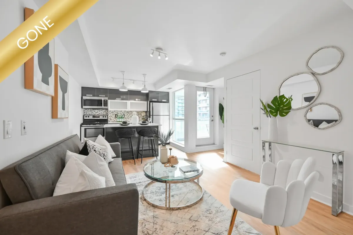 High-rise residential unit at 100 Western Battery Rd #1911, Toronto, Ontario, in Liberty Village.